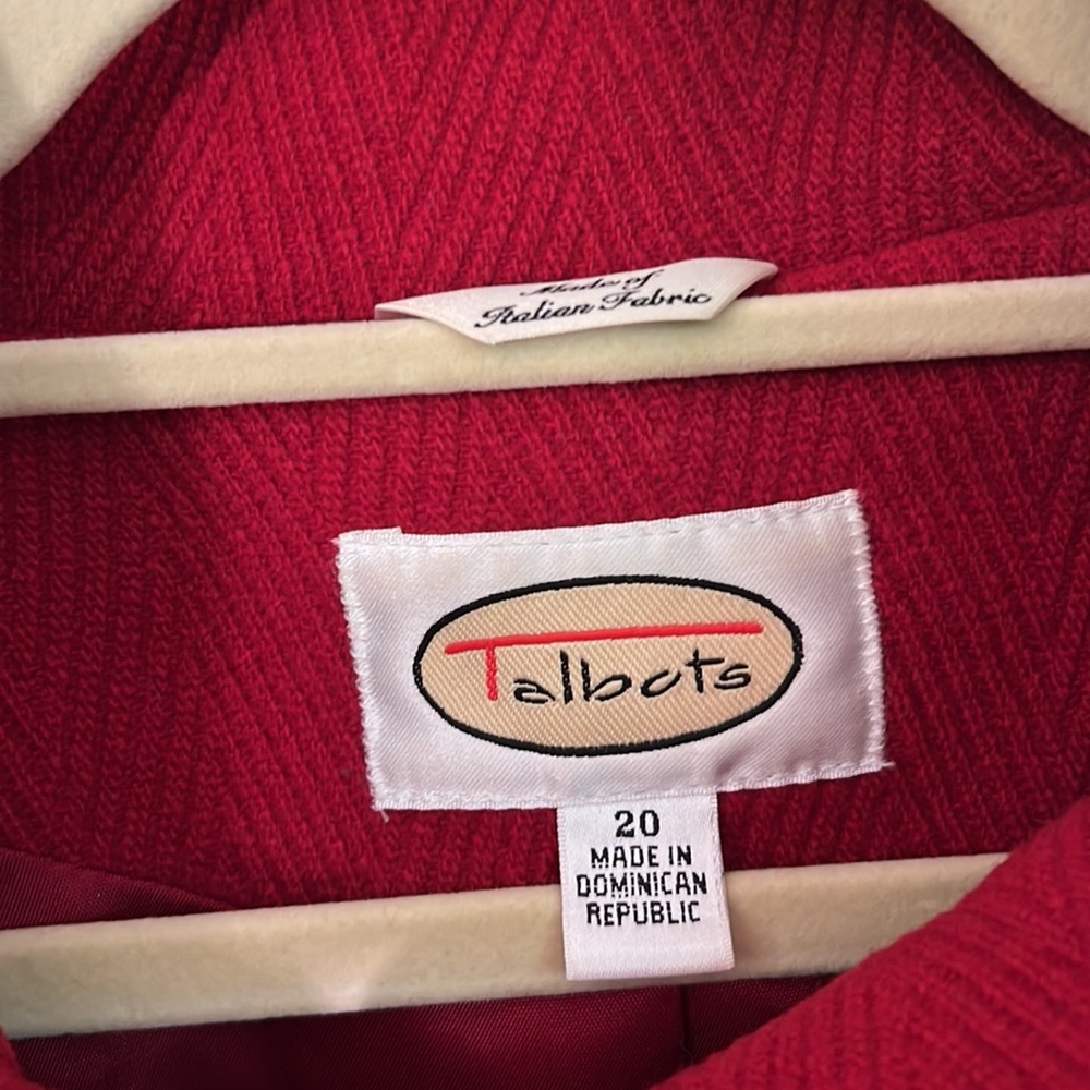 Red Talbots Toggle Jacket - image 3